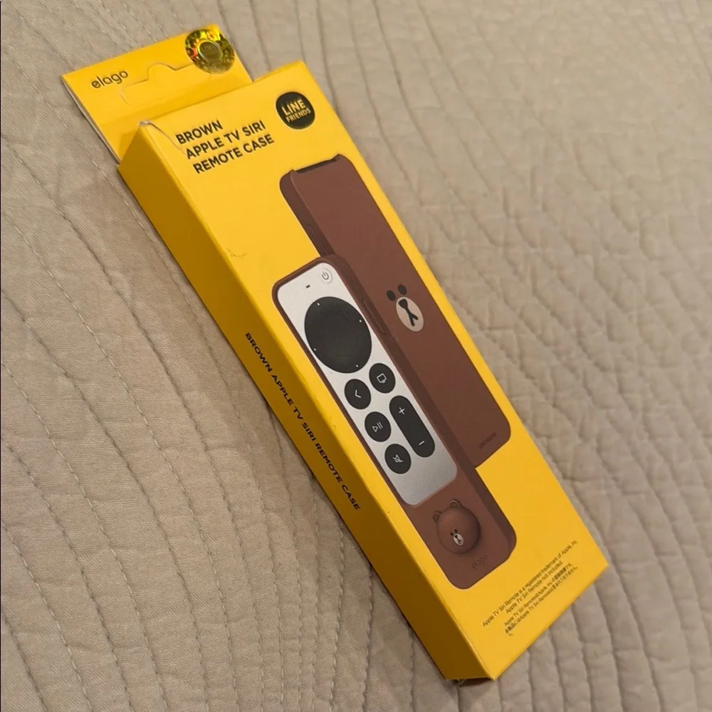 NWT🐻ELAGO Apple TV Siri Remote Case LINE AND FRIENDS addition